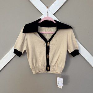 Effortless Collared Top (NWT)